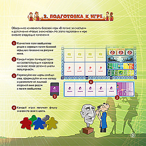 Board Game - In Pursuit of Happiness. New Encounters (expansion)